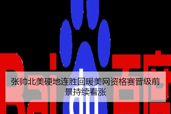 张帅北美硬地连胜回暖美网资格赛晋级前景持续看涨